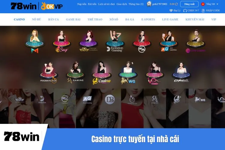 Casino trực tuyến tại nhà cái