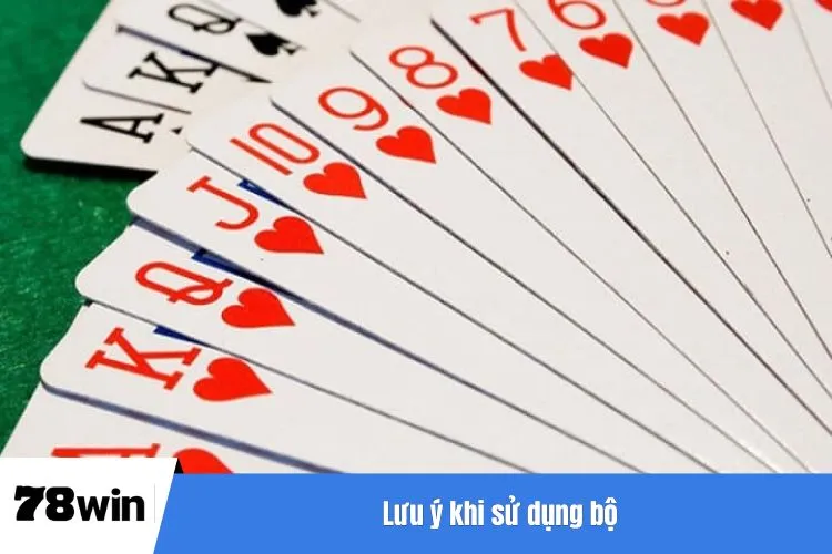 Lưu ý khi sử dụng bộ